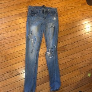 Forever 21 ripped jeans